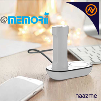 2200 Mah Power bank With Docking Station (Grey) JNPW-03 5